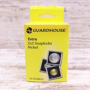 Guardhouse Tera Nickel 2x2 Snaplot Holders 10 Total NEW 21.2mm
